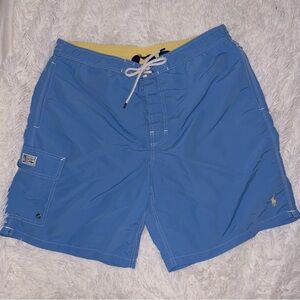 Polo Ralph Lauren Men’s Blue & White Swim Trunks – XL